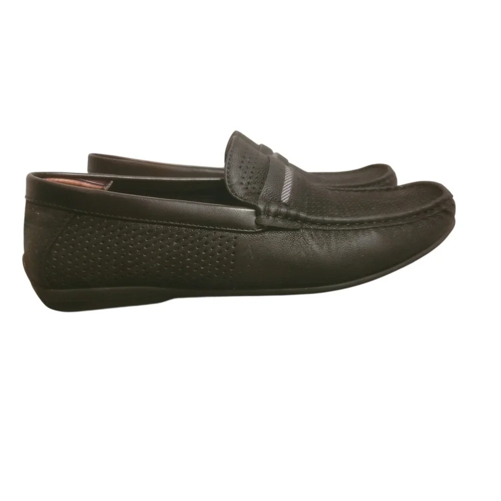 Stacy Addams Loafers Perforated Shoes Mens Suede Slip-on  12M‎